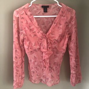 The Limited silk blouse